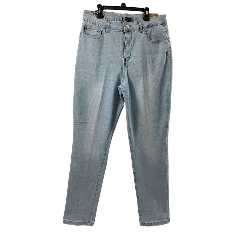 One Republic For All Boyfriend Jeans Womens Size 12 Light Wash Denim Stretch